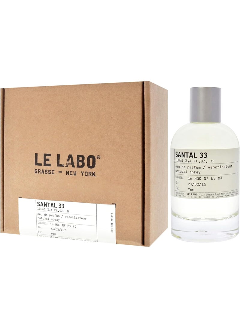 لولابو عطر للجنسين او دي برفان لي لابو سانتال 33 سعة 100 مل - Image 1